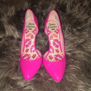 Juicy Couture Hot Pink Heels